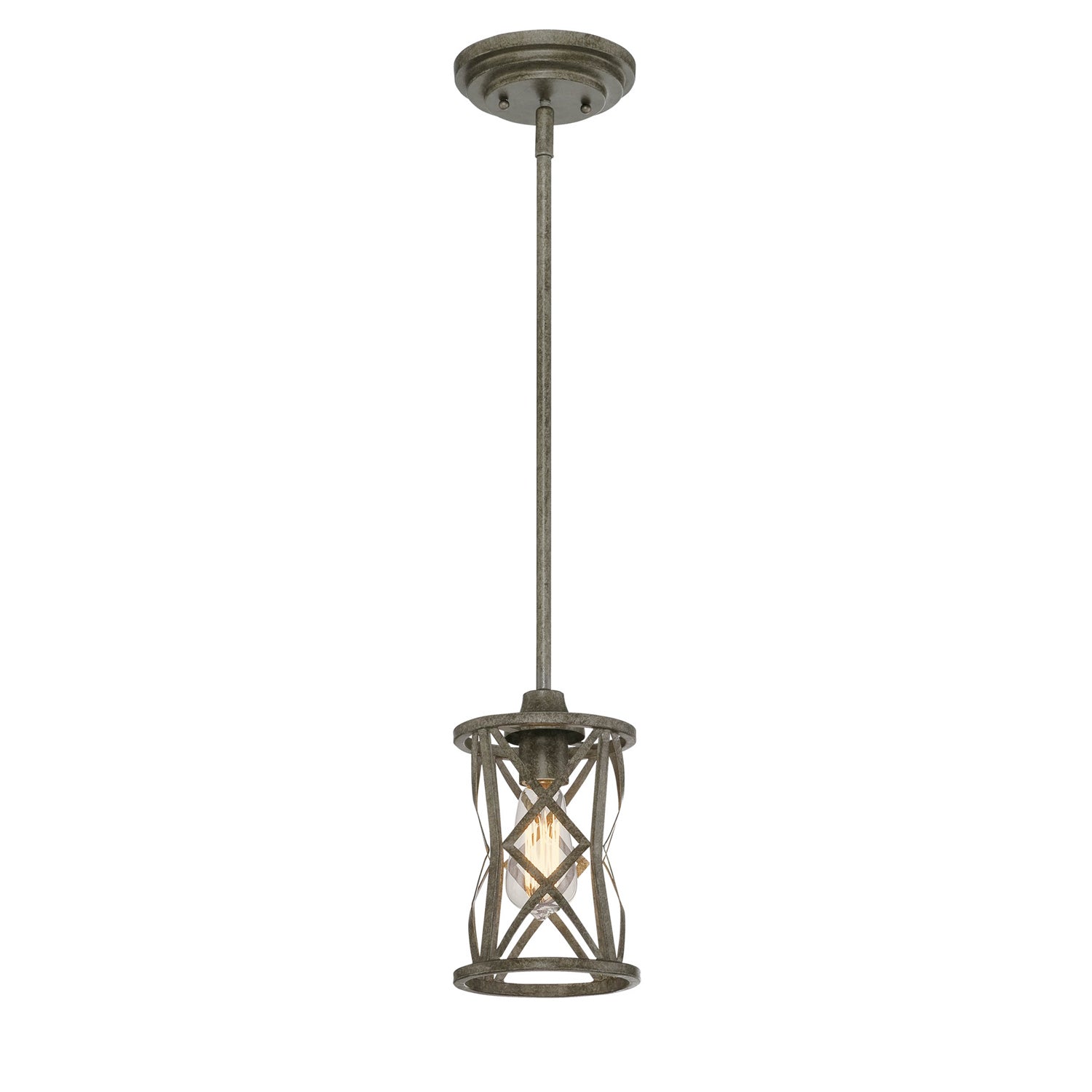 Millennium - 2171-AS - One Light Mini-Pendant - Lakewood - Antique Silver