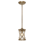 Millennium - 2171-VG - One Light Mini-Pendant - Lakewood - Vintage Gold