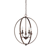 Millennium - 3035-RBZ - Five Light Pendant - Rubbed Bronze