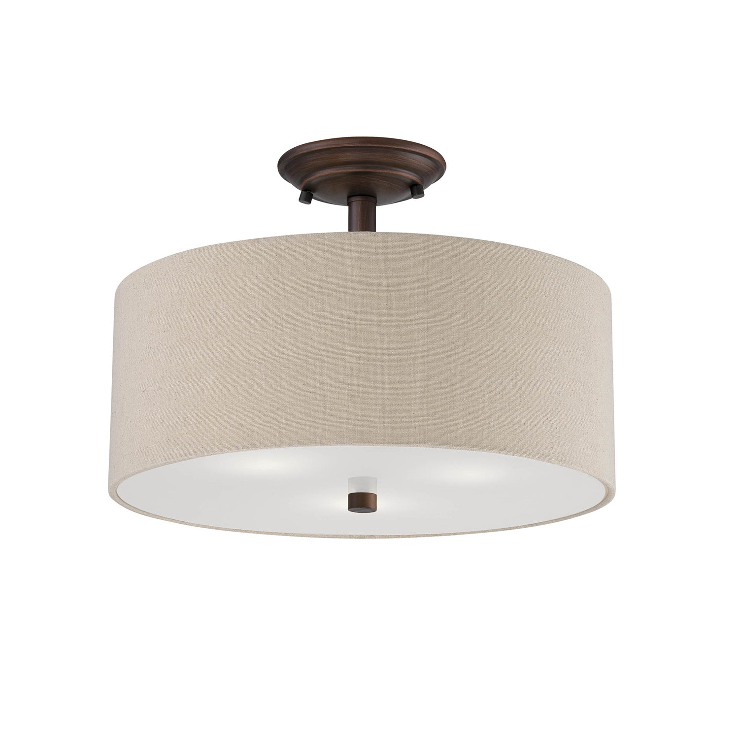 Millennium - 3123-RBZ - Three Light Semi-Flush Mount - Jackson - Rubbed Bronze