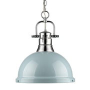 Golden - 3602-L CH-SF - One Light Pendant - Duncan - Chrome