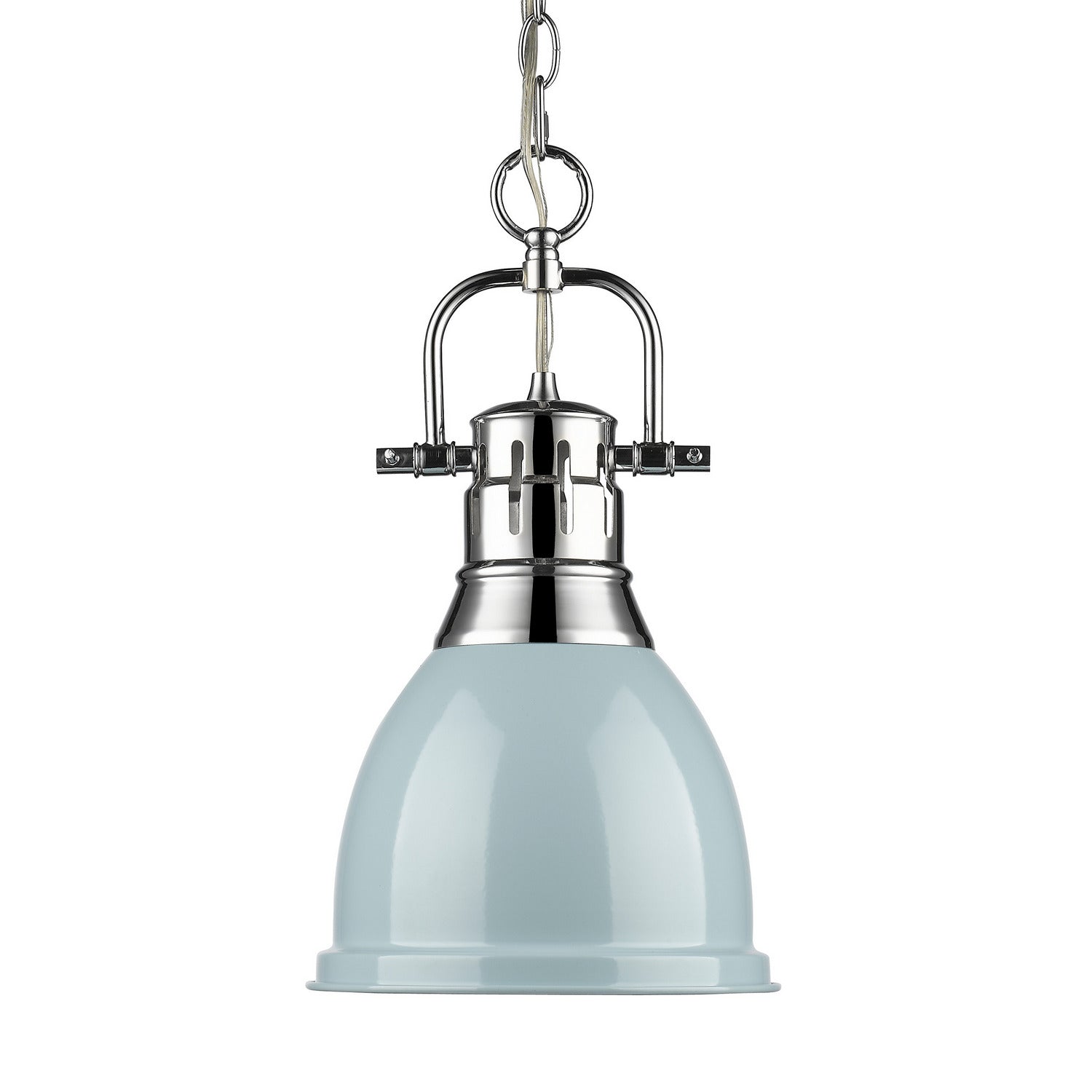 Golden - 3602-S CH-SF - One Light Pendant - Duncan - Chrome