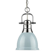 Golden - 3602-S CH-SF - One Light Pendant - Duncan - Chrome