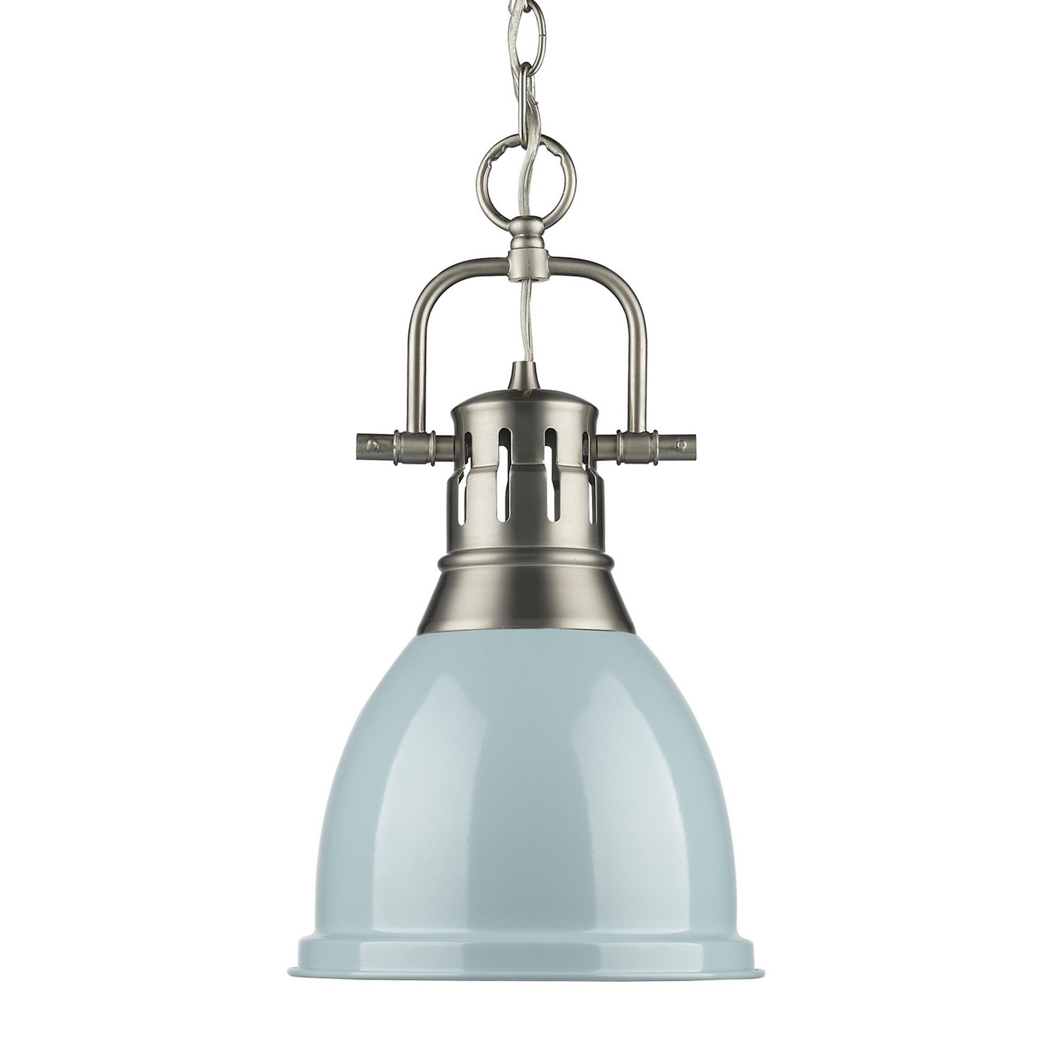 Golden - 3602-S PW-SF - One Light Pendant - Duncan - Pewter