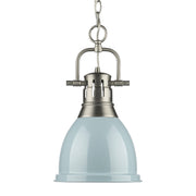 Golden - 3602-S PW-SF - One Light Pendant - Duncan - Pewter