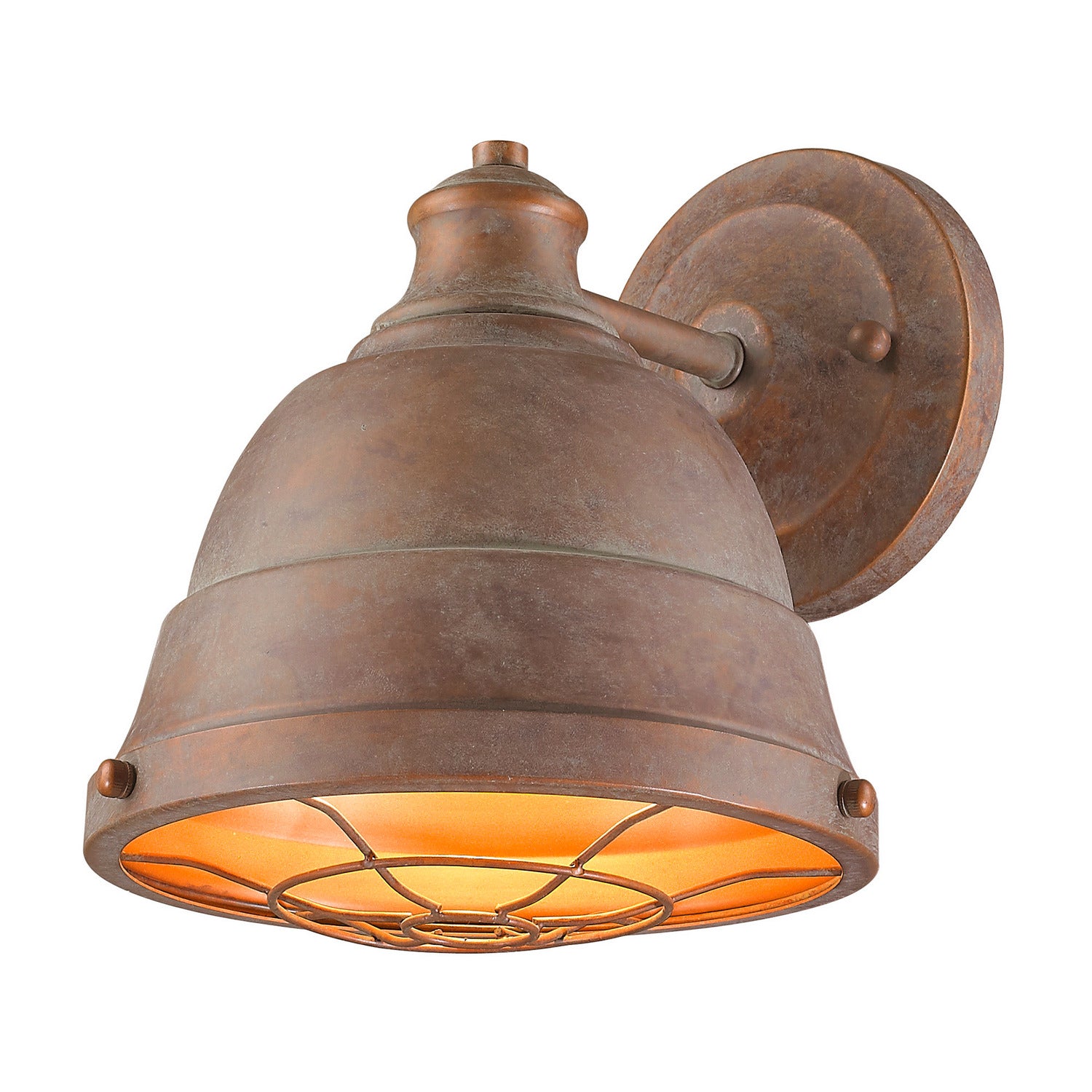 Golden - 7312-1W CP - One Light Wall Sconce - Bartlett - Copper Patina