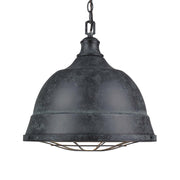 Golden - 7312-L BP - Two Light Pendant - Bartlett - Black Patina