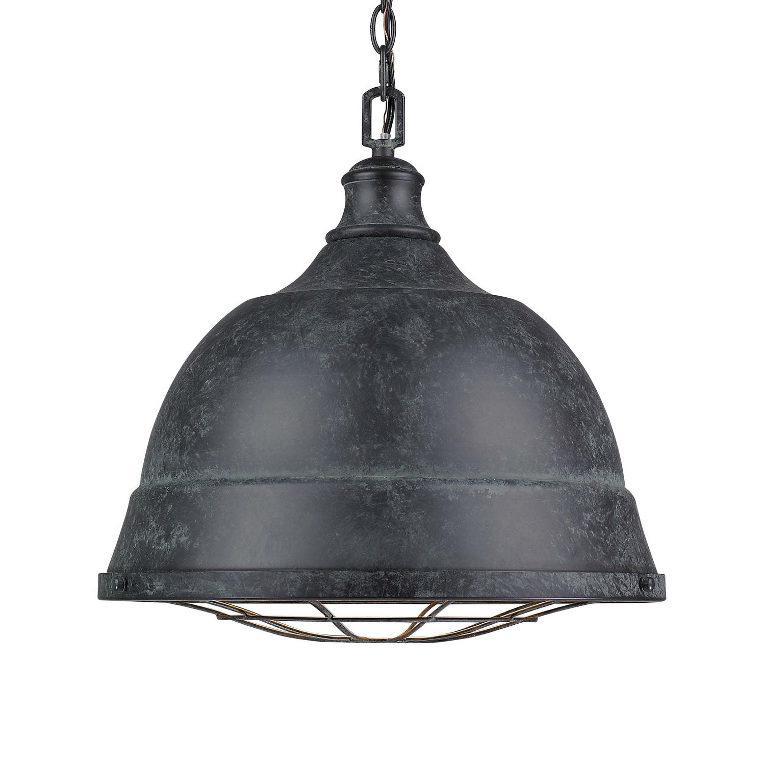 Golden - 7312-L BP - Two Light Pendant - Bartlett - Black Patina