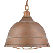 Golden - 7312-L CP - Two Light Pendant - Bartlett - Copper Patina