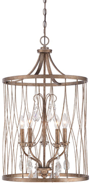 Minka-Lavery - 4405-581 - Five Light Pendant - West Liberty - Olympus Gold