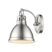 Golden - 3602-BA1 PW-PW - One Light Bath Vanity - Duncan - Pewter