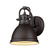 Golden - 3602-BA1 RBZ-RBZ - One Light Bath Vanity - Duncan - Rubbed Bronze
