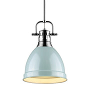 Golden - 3604-S CH-SF - One Light Pendant - Duncan - Chrome