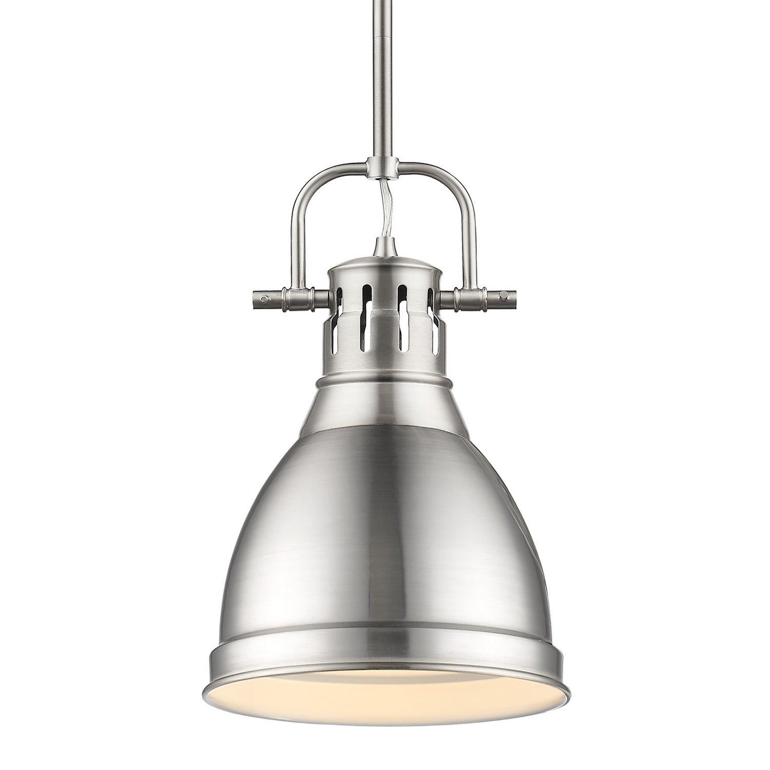 Golden - 3604-S PW-PW - One Light Pendant - Duncan - Pewter