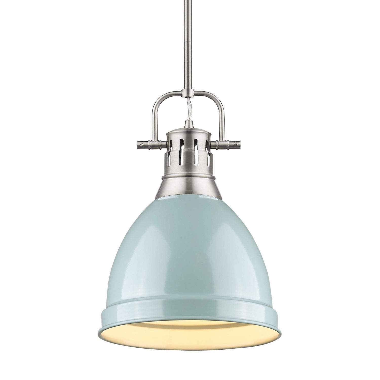 Golden - 3604-S PW-SF - One Light Pendant - Duncan - Pewter