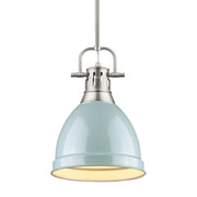 Golden - 3604-S PW-SF - One Light Pendant - Duncan - Pewter