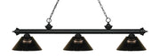Z-Lite - 200-3MB-ARS - Three Light Billiard - Riviera - Matte Black