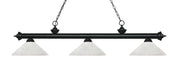 Z-Lite - 200-3MB-AWL14 - Three Light Billiard - Riviera - Matte Black