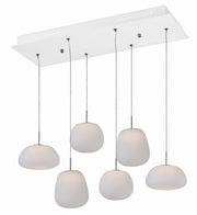 ET2 - E21124-11WT - LED Pendant - Puffs - White