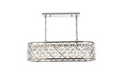Elegant Lighting - 1215G40PN/RC - Six Light Chandelier - Madison - Polished Nickel