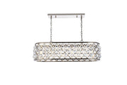 Elegant Lighting - 1216G40PN/RC - Six Light Chandelier - Madison - Polished Nickel