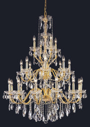 Elegant Lighting - 2016G36G/RC - 24 Light Chandelier - St. Francis - Gold