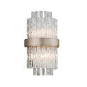 Corbett Lighting - 204-12 - Two Light Wall Sconce - Chime - Silver Leaf Polished Stainless