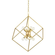 Hudson Valley - 1220-AGB - Eight Light Pendant - Roundout - Aged Brass