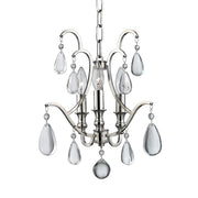 Hudson Valley - 9303-PN - Three Light Semi Flush Mount/Pendant - Crawford - Polished Nickel