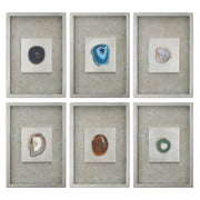 Uttermost - 14555 - Wall Art - Agate - Silver Champagne