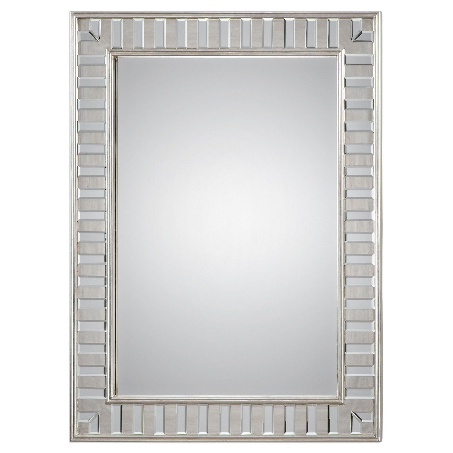 Uttermost - 09046 - Mirror - Lanester - Antiqued Silver Leaf