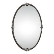 Uttermost - 09064 - Mirror - Carrick - Rust Black w/Burnished Silver