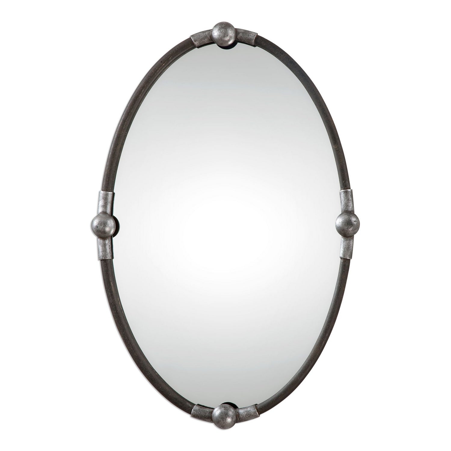 Uttermost - 09064 - Mirror - Carrick - Rust Black w/Burnished Silver