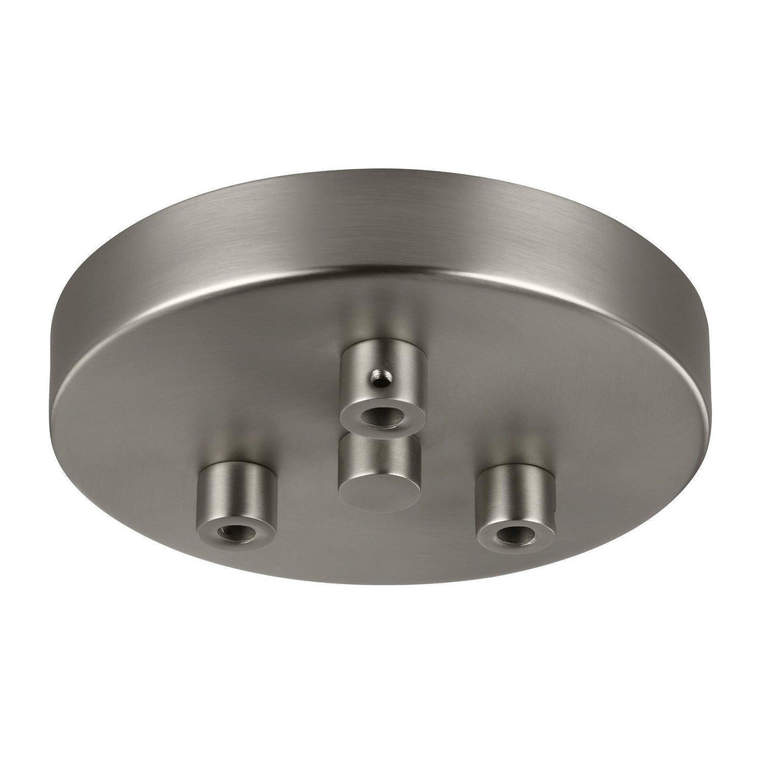 Generation Lighting - MPC03SN - Three Light Multi-Port Canopy with Swag Hooks - Multi-Port Canopies - Satin Nickel