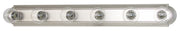 Capital Lighting - 8106MN - Six Light Vanity - Alice - Matte Nickel