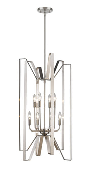 Z-Lite - 4000-8BN - Eight Light Chandelier - Marsala - Brushed Nickel