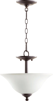 Quorum - 2810-13186 - Two Light Dual Mount - Spencer - Oiled Bronze|Satin Opal
