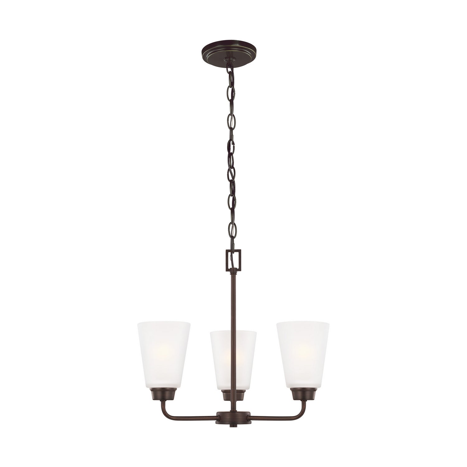 Generation Lighting - 3115203-710 - Three Light Chandelier - Kerrville - Bronze