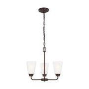 Generation Lighting - 3115203-710 - Three Light Chandelier - Kerrville - Bronze