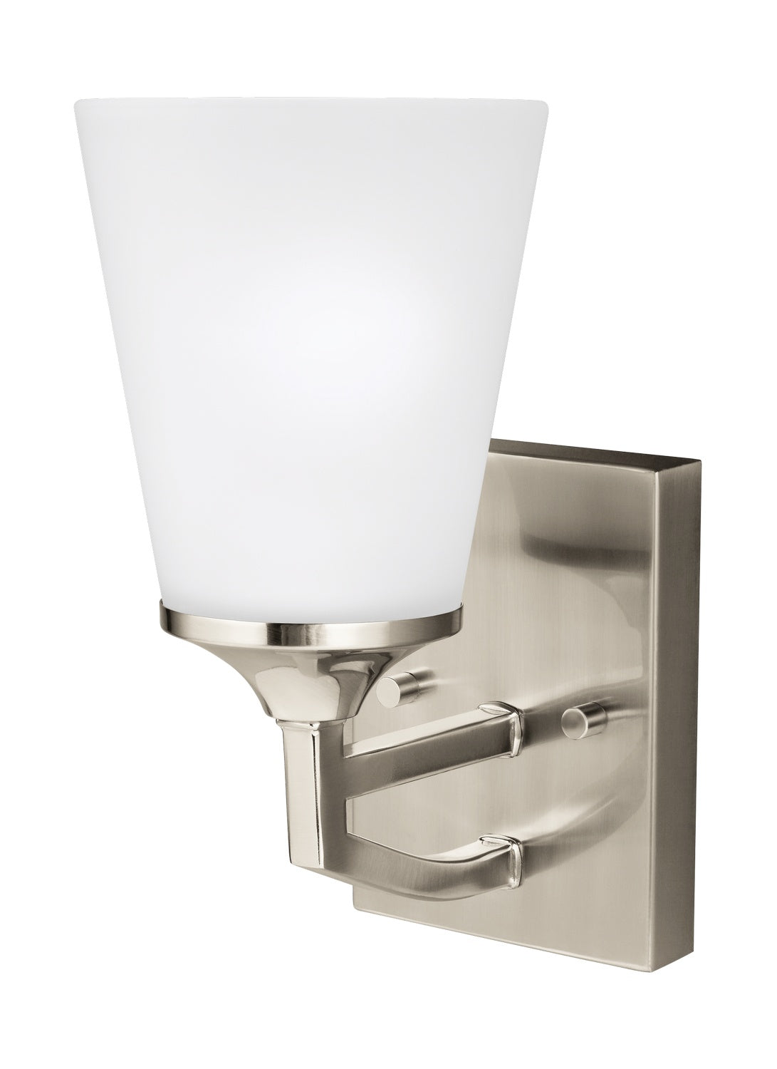 Generation Lighting - 4124501-962 - One Light Wall / Bath Sconce - Hanford - Brushed Nickel