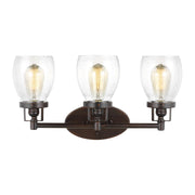 Generation Lighting - 4414503-710 - Three Light Wall / Bath - Belton - Bronze