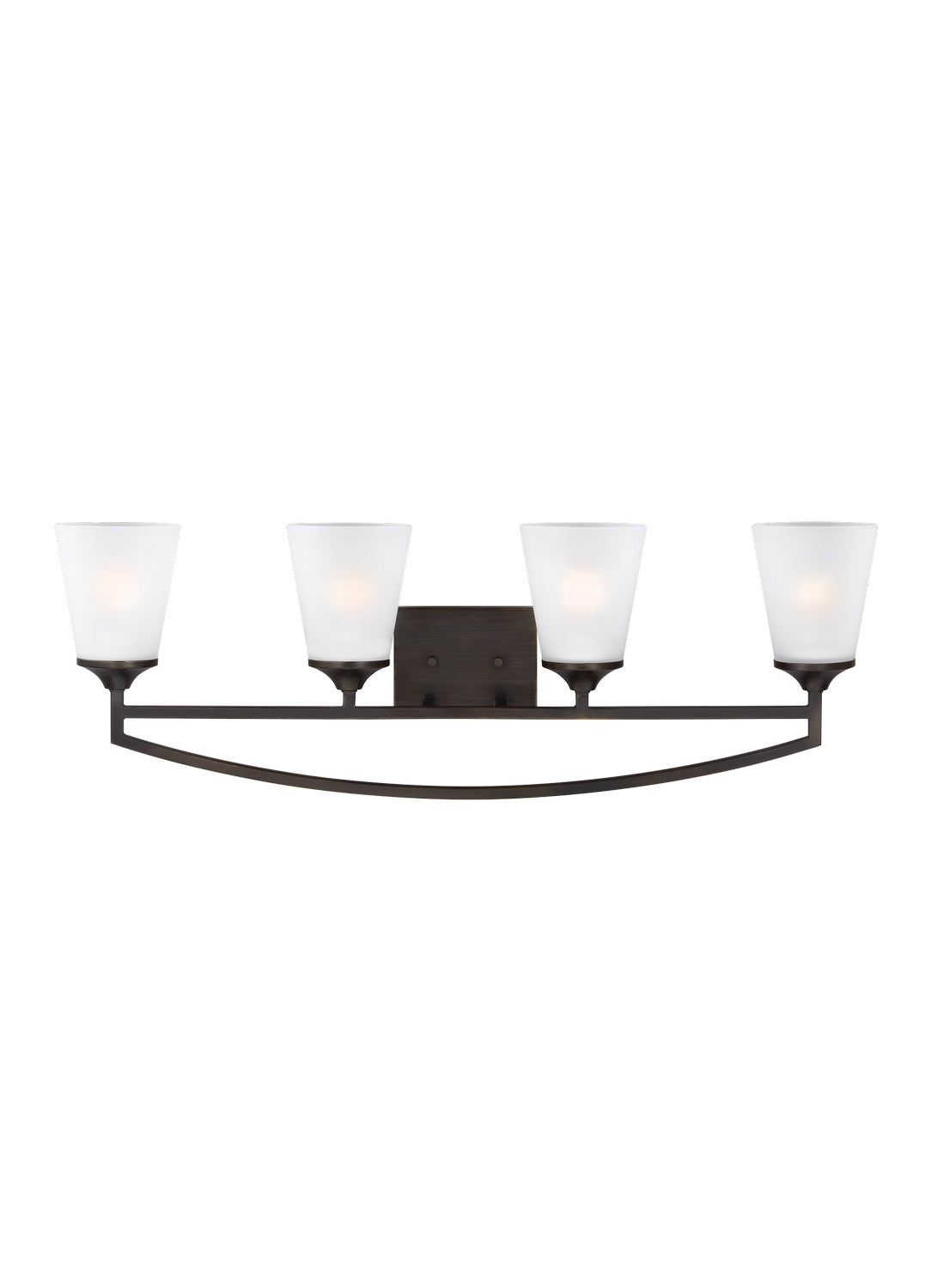 Generation Lighting - 4424504-710 - Four Light Wall / Bath - Hanford - Bronze