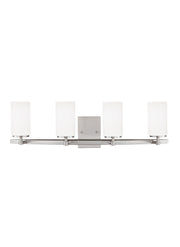 Generation Lighting - 4424604-962 - Four Light Wall / Bath - Alturas - Brushed Nickel