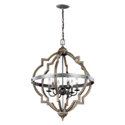 Generation Lighting - 5124906-846 - Six Light Hall / Foyer Pendant - Socorro - Stardust