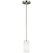 Generation Lighting - 6124601-962 - One Light Mini-Pendant - Alturas - Brushed Nickel