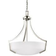 Generation Lighting - 6624503-962 - Three Light Pendant - Hanford - Brushed Nickel