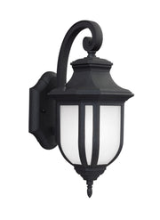 Generation Lighting - 8636301-12 - One Light Outdoor Wall Lantern - Childress - Black