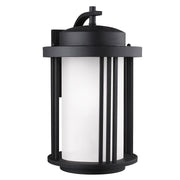 Generation Lighting - 8847901-12 - One Light Outdoor Wall Lantern - Crowell - Black