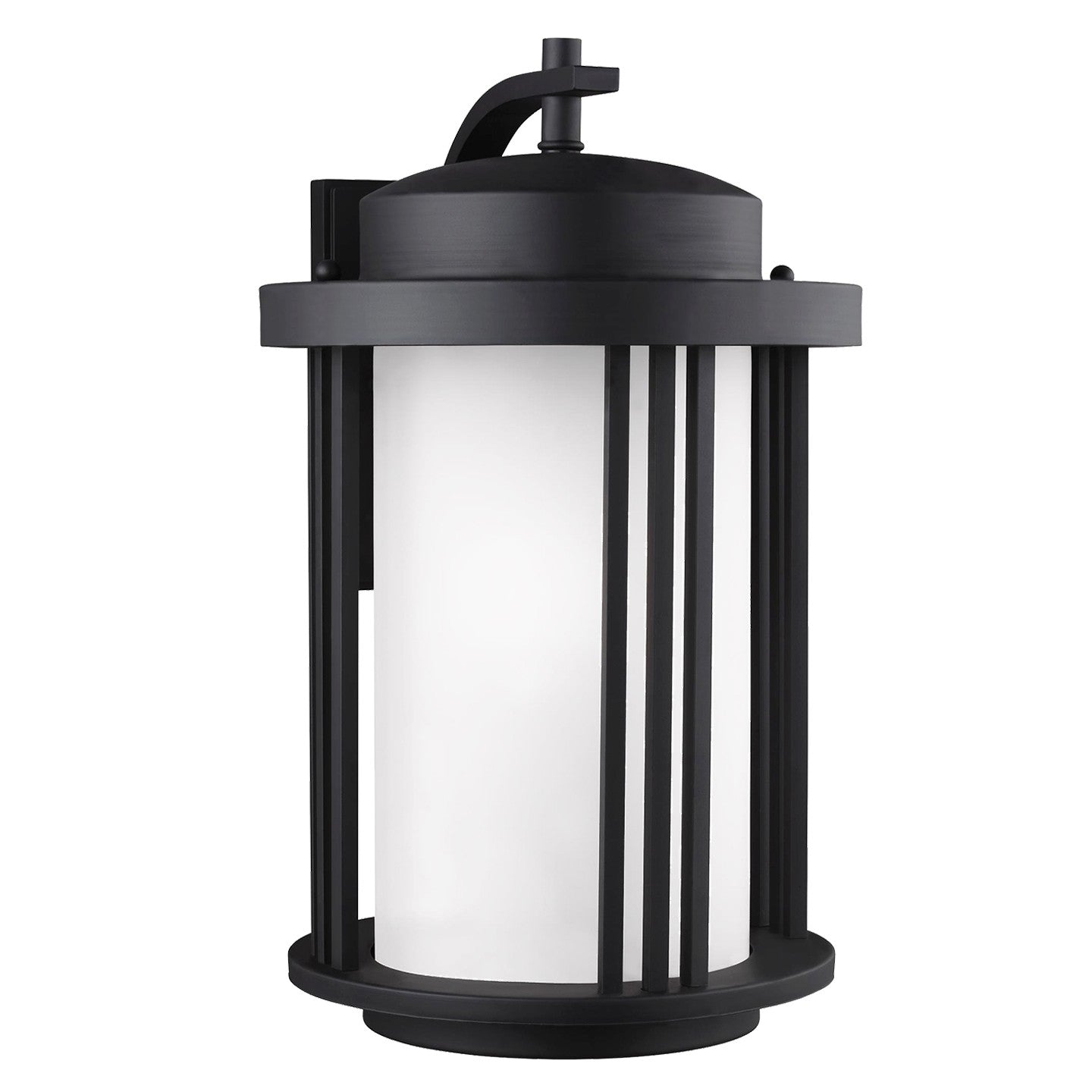 Generation Lighting - 8847901-12 - One Light Outdoor Wall Lantern - Crowell - Black