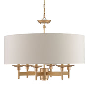 Currey and Company - 9299 - Seven Light Chandelier - Antique Brass